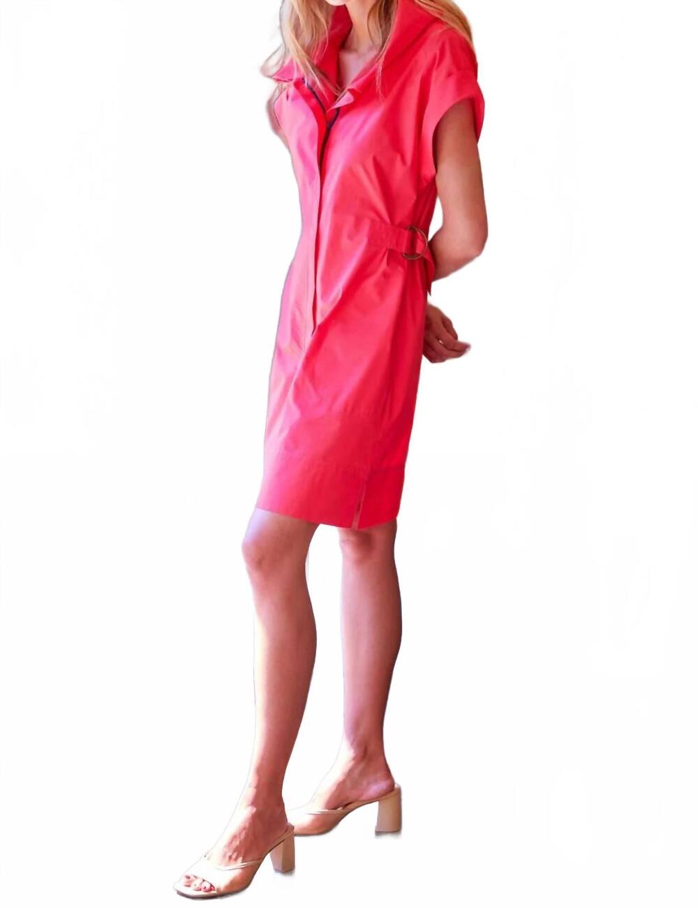 NEW FINLEY bari mini dress in coral